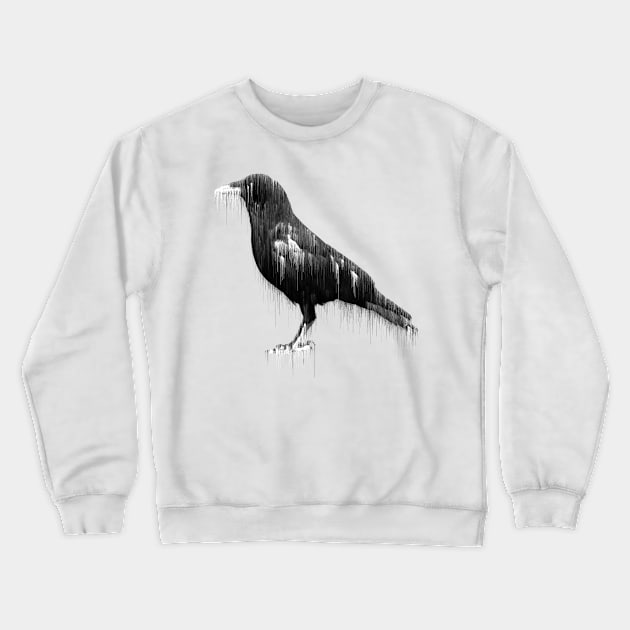 Melting Crow Crewneck Sweatshirt by SS3